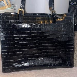 Lancaster Large tote bag in Exotic Croco